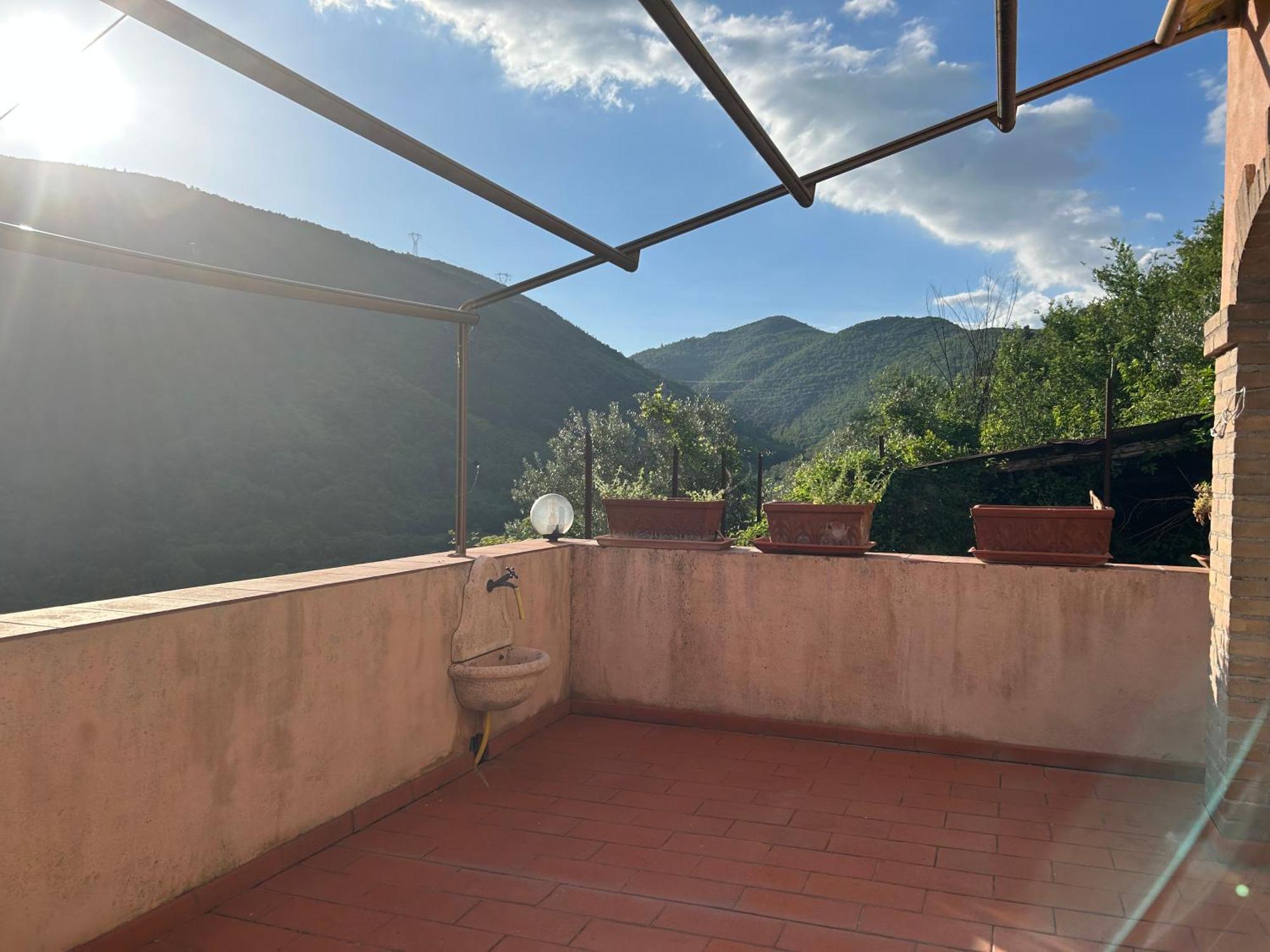 Casa Belvedere A Valle San Martino Di Spoleto Exterior foto